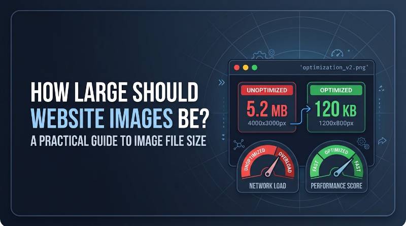 How Large Should Website Images Be? A Practical Guide to Image File Size